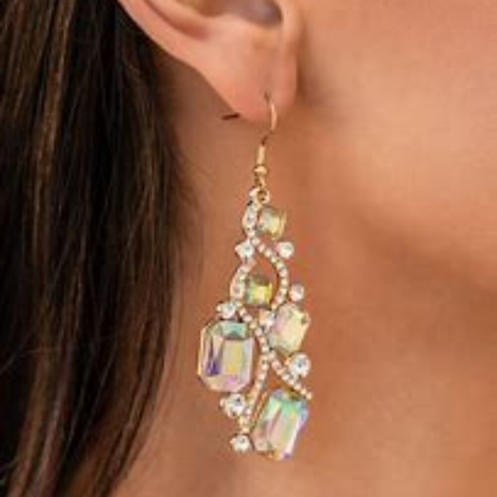 Paparazzi Jewelry ~ Interstellar Illumination ~ Multi 🌈Unicorn🌈 Earrings